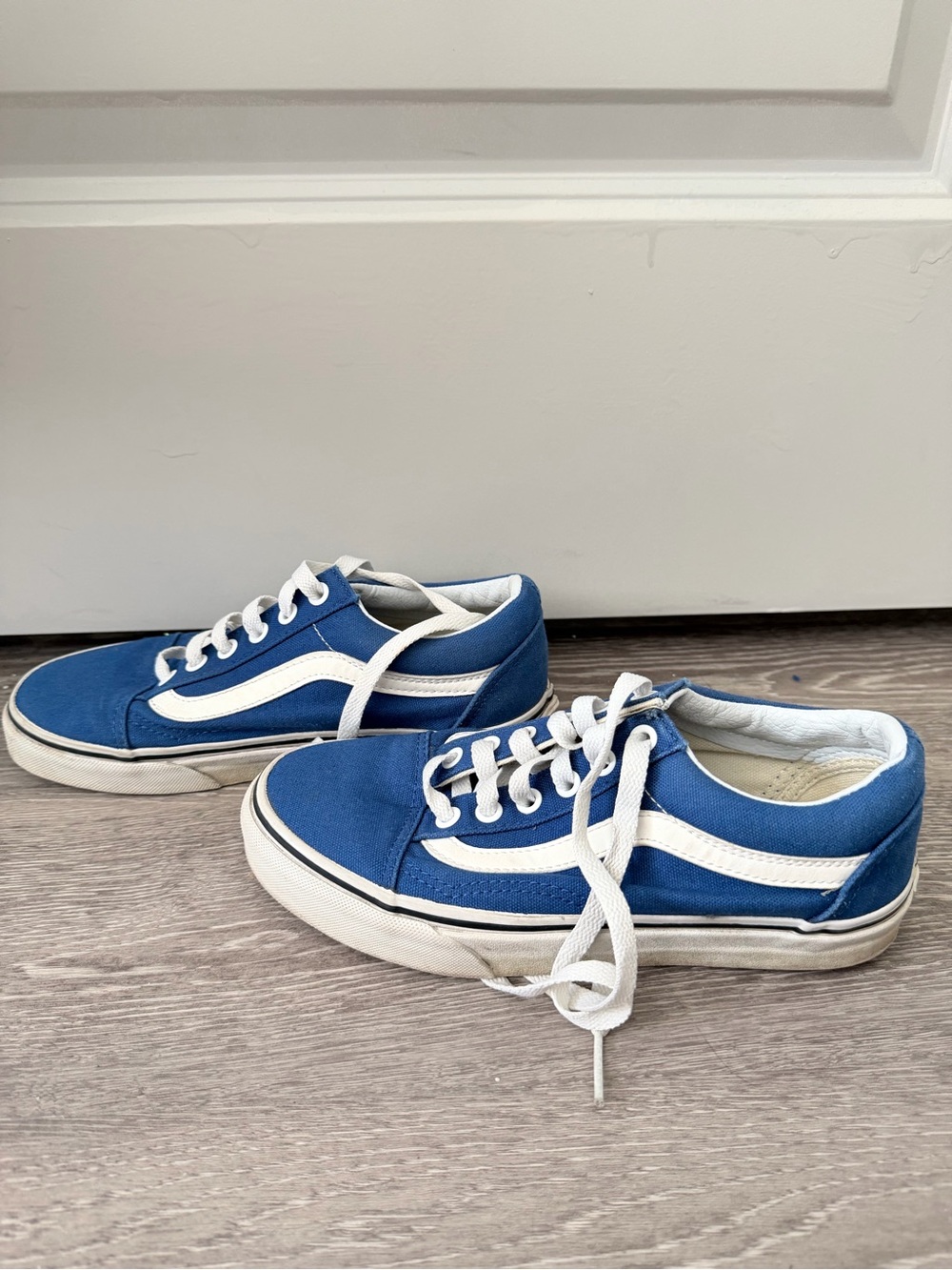 Blue Vans Old Skool - Size 4.5 in men - 6 in women - Picture 5 of 7